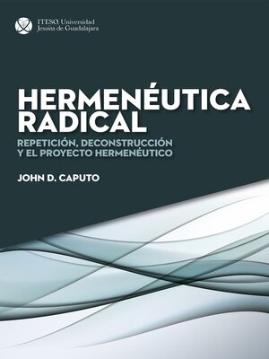 cover image of Hermenéutica radical